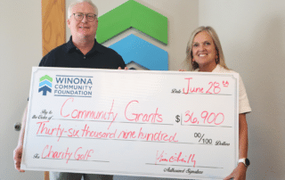 2024 Golf check square - Winona Community Foundation